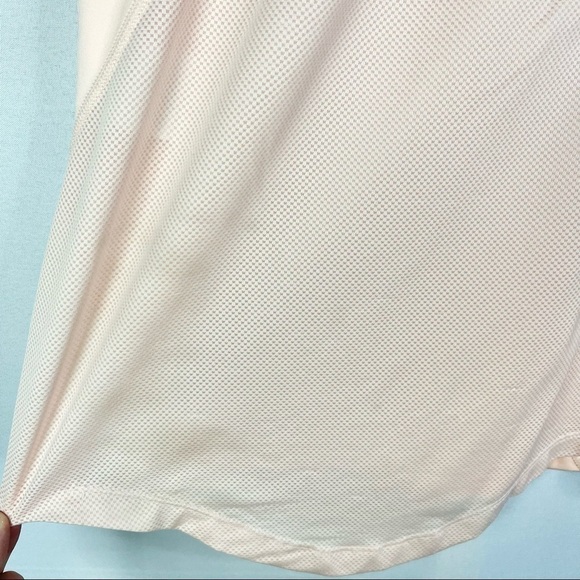 Nike Dri-Fit Light Pink Mesh Back Athletic Short Sleeve T-Shirt S - Picture 3 of 4